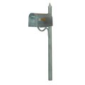 Special Lite Special Lite SCC-1008-SPK-679-VG Classic Curbside with Richland Mailbox Post; Verde Green SCC-1008_SPK-679-VG